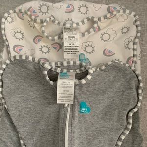 Pair of Love To Dream Original Swaddle Ups
